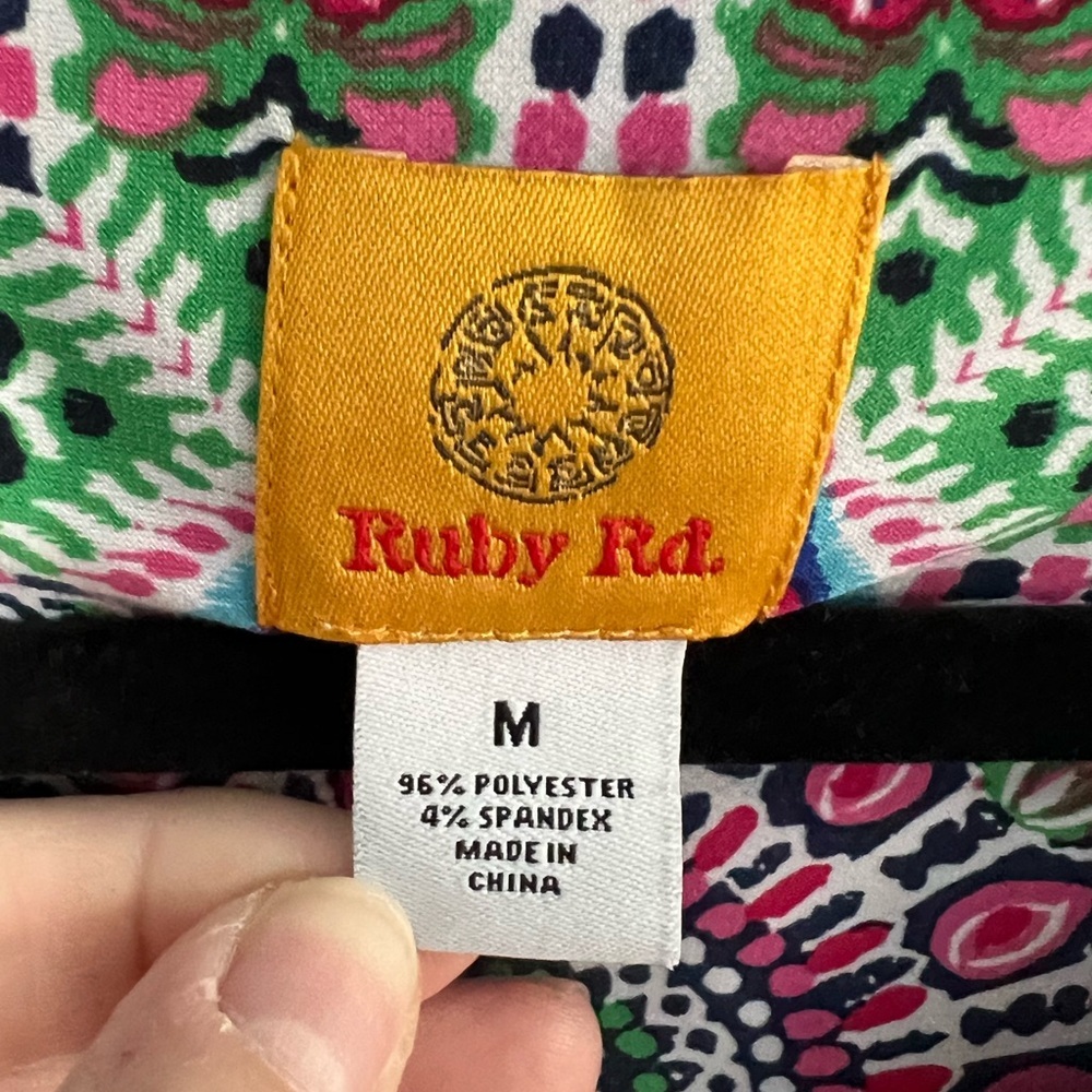 Ruby Rd. Straight Colorful Pasily Dress Size Medium - Picture 4 of 6